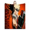 1pc Cozy Anime Huge Print Soft Blanket - Skin-Friendly, Casual, and Versatile Shawl for Sofa, Living Room, and Outdoor