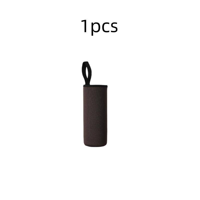 Isolierte Neopren-Wasserflaschenhülle Nützliche Tasche Sport Camping Zubehör Tasche Glasflaschenhülle Hülle Vakuumbecherhülle