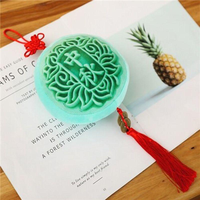 Soft And Cuddly Plush Mooncake Pendant Perfect Holiday Gift