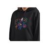Vans Floral Print Hoodie With Long Sleeves Women Tops Black VN0A5LK2BLK