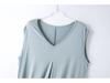 Women's Plus Size Sleeveless Long Solid Color Dress for Spring and Summer - Perfect for Home and Outer Wear