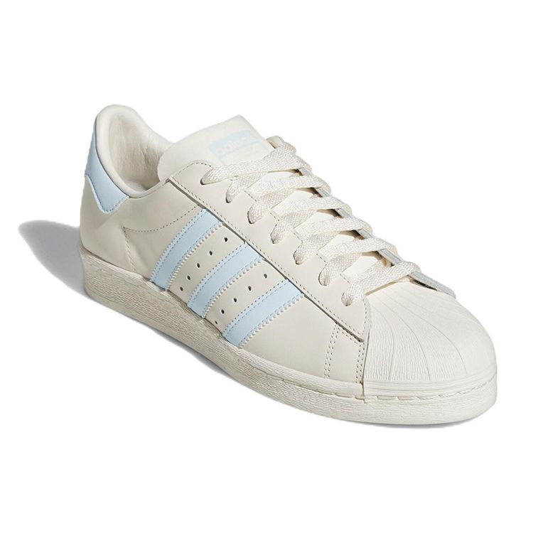 Adidas Superstar 82 Cloud White Sky Tint Unisex Sneakers Cream Off-White GZ4836