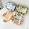 Plastic Lunch Box with Compartment Insulation Lunch Box Food Storage Container  School Children