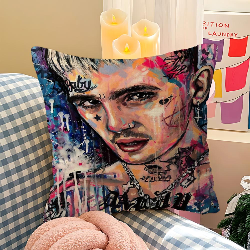 Lil Peep Pillowcase Toon Gift Cushion Cover Bedroom Home Sofa Chair Seat Decor Pillow Case