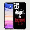 Angel Wings Devil Bad Phone Case For iPhone 17 Air 16 15 Plus 11 14 Pro Max 13 Mini 12 7 8 + SE Pattern Art Customized Cover 17