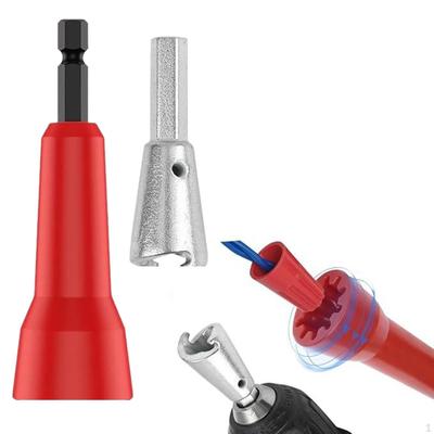 Matkap için 2 Parça Büküm Tel Aracı, Büküm Konektörü, Kompakt, Taşınabilir, İşgücü Tasarrufu 2-6 Yollu Sağlam