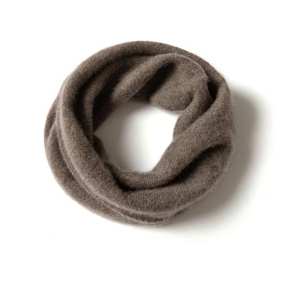 100% Pure Cashmere Scarf for Autumn and Winter Unisex Solid Color Fashionable Warm Knit Small Scarf