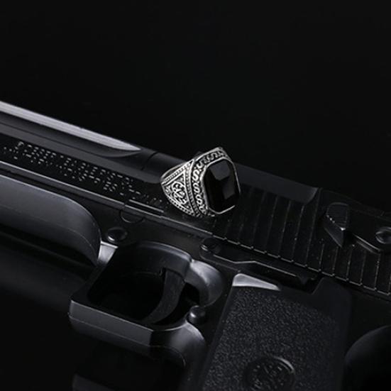 Men's Women's Lover Vintage Carved Geometric Resin Alloy Party Jewelry Ring