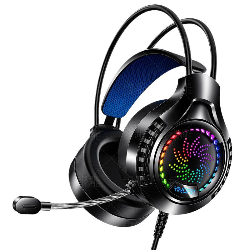 Q7 Wired Luminous 7.1 Surround Sound USB Gaming Headset (Over-ear)