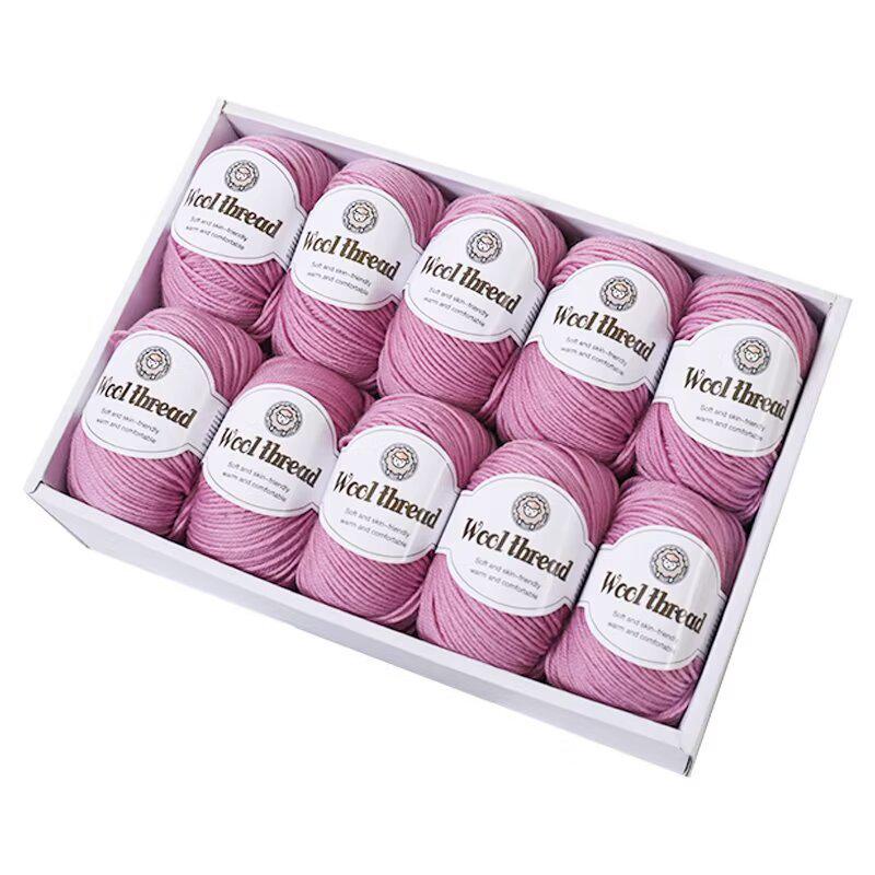 Wool Blend Yarn Ball - Medium Thickness for DIY Knitting Projects