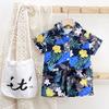 Children's Summer Suit Boys' Summer Suit Baby's Short Sleeved Shorts T-shirt Loose Shirt Trendy Children's Clothing
