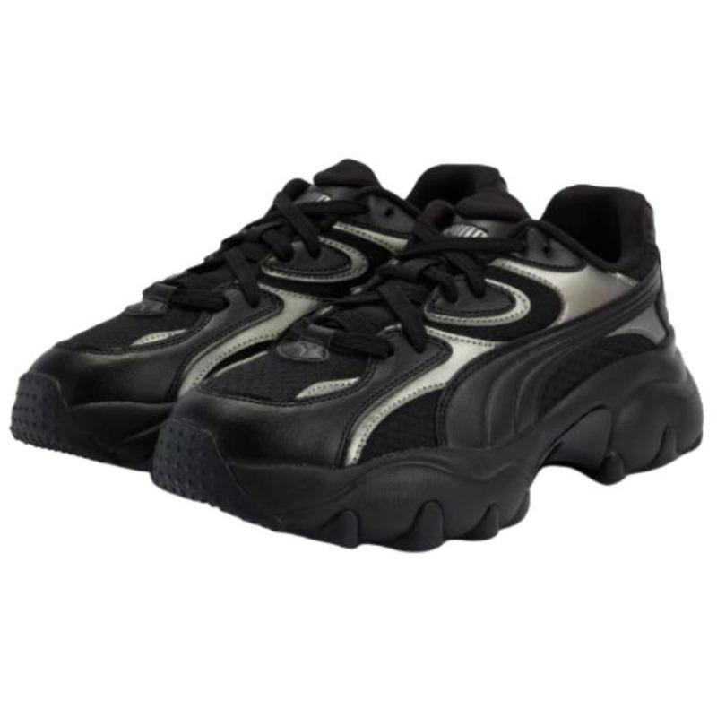 Puma Pulsar LITE SHIMMERY Women Low Top Daily Casual Shoes Versatile Comfort Wear-resistant Black 403720-02