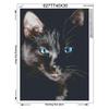 Diy Diamond Embroidery Christmas Mysterious Black Cat Full Diamond Painting Cross Stitch Decor