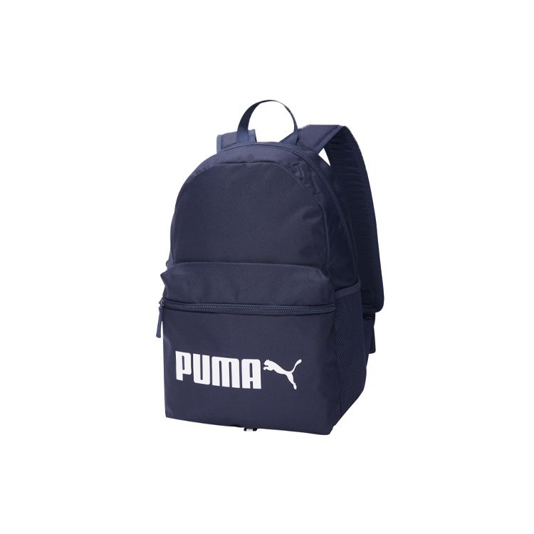 

Puma Color Block Printed Fabric Backpack Unisex Backpacks Blue 077482-02 Tweed Blue