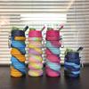 Folding Reusable Sports Water Bottles Leakproof Silicones With Carabiner for Outdoor Activity Water