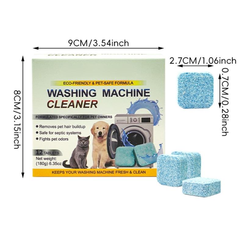 Washing Machine Cleaner Washer Cleaning Rapid Dissolution Deep Cleaning Multifunctional Detergent Effervescent Cleaner
