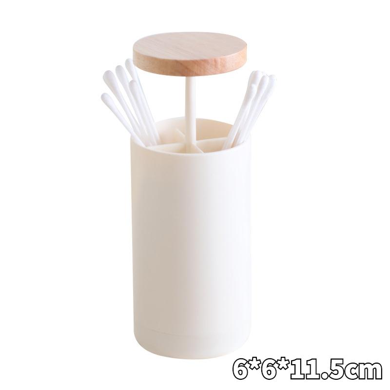 

Press Type Pop Up Toothpick Box Cotton Swab Storage Case Organizer Toothpick Holder Dispenser Container