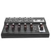 100‑240V Portable 10‑Channel Stereo O Sound Mixer Karaoke Microphone Amplifier ConsoleEU Plug