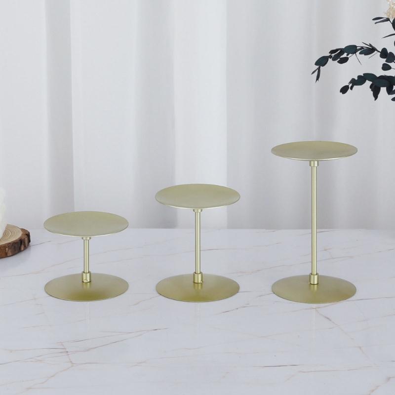 Golden Votives Candle Holders Table Decorations Candle Holders Stand for Parties and Dinners Table Holders