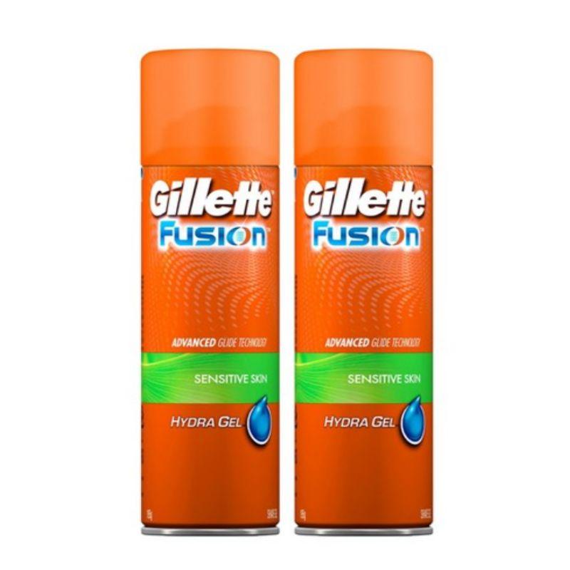 Gillette Fusion Hydra Sensitive Skin Shaving Gel (195g*2ea)