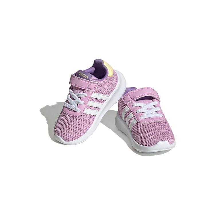 Adidas Neo Lite Racer 3.0 Mesh Comfortable Versatile Durable Breathable Low Top Shoes Baby Shoes Purple White H06277