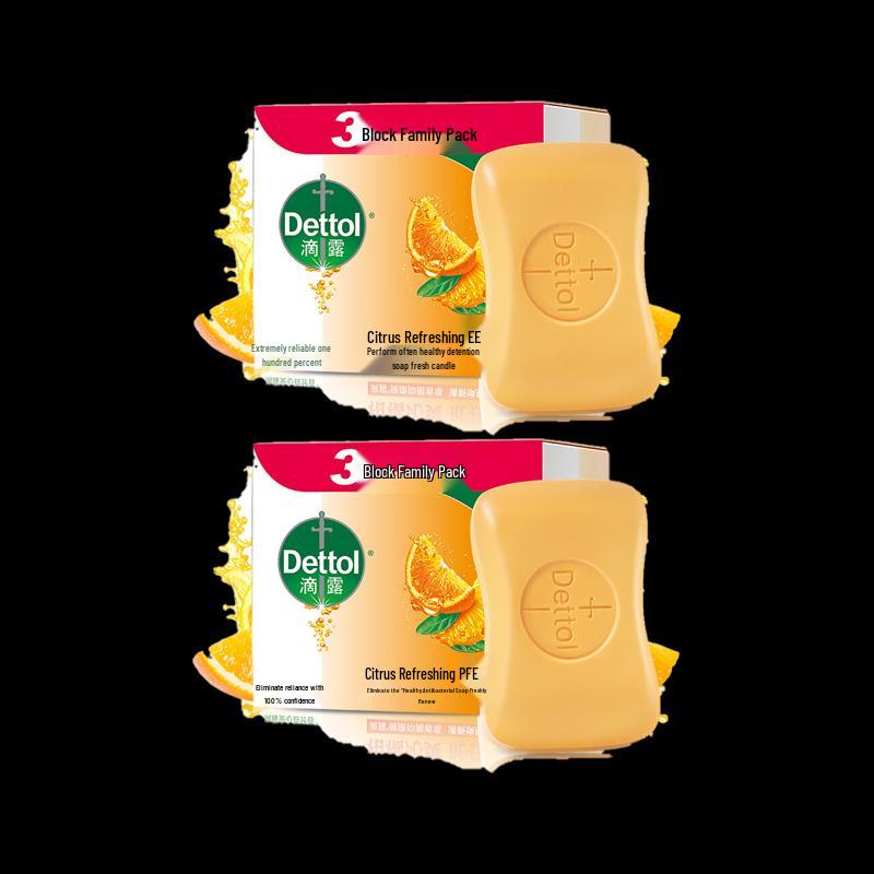 

Dettol Antibacterial Bar Soap, Citrus Scent