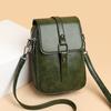 Geöltes Leder Retro Crossbody Handytasche für Damen