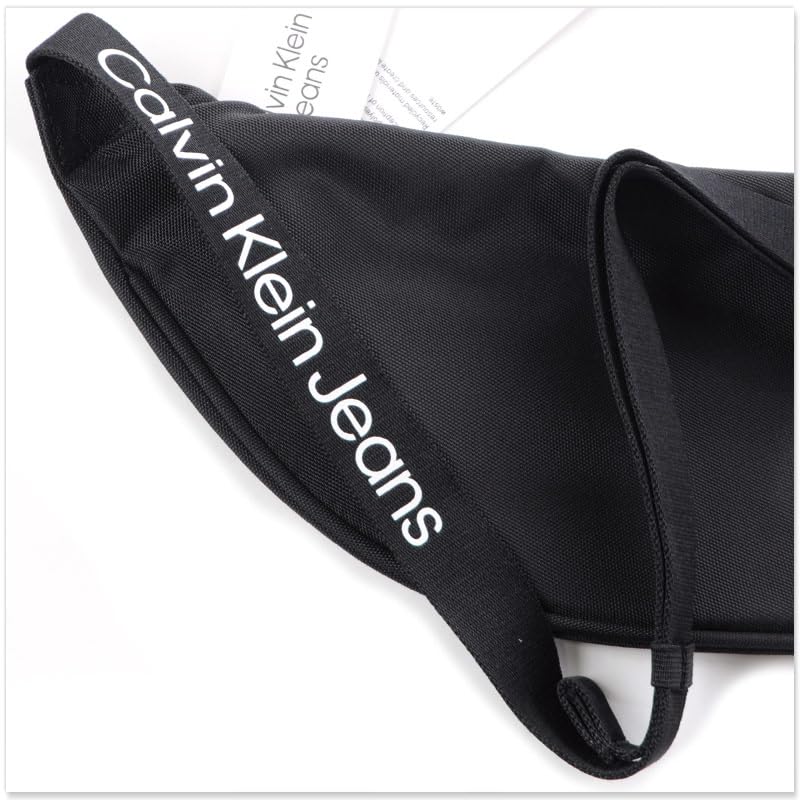 CALVIN KLEIN waist bag for polyester sacoche K50K510070 bag/body men, black, style, [Used]