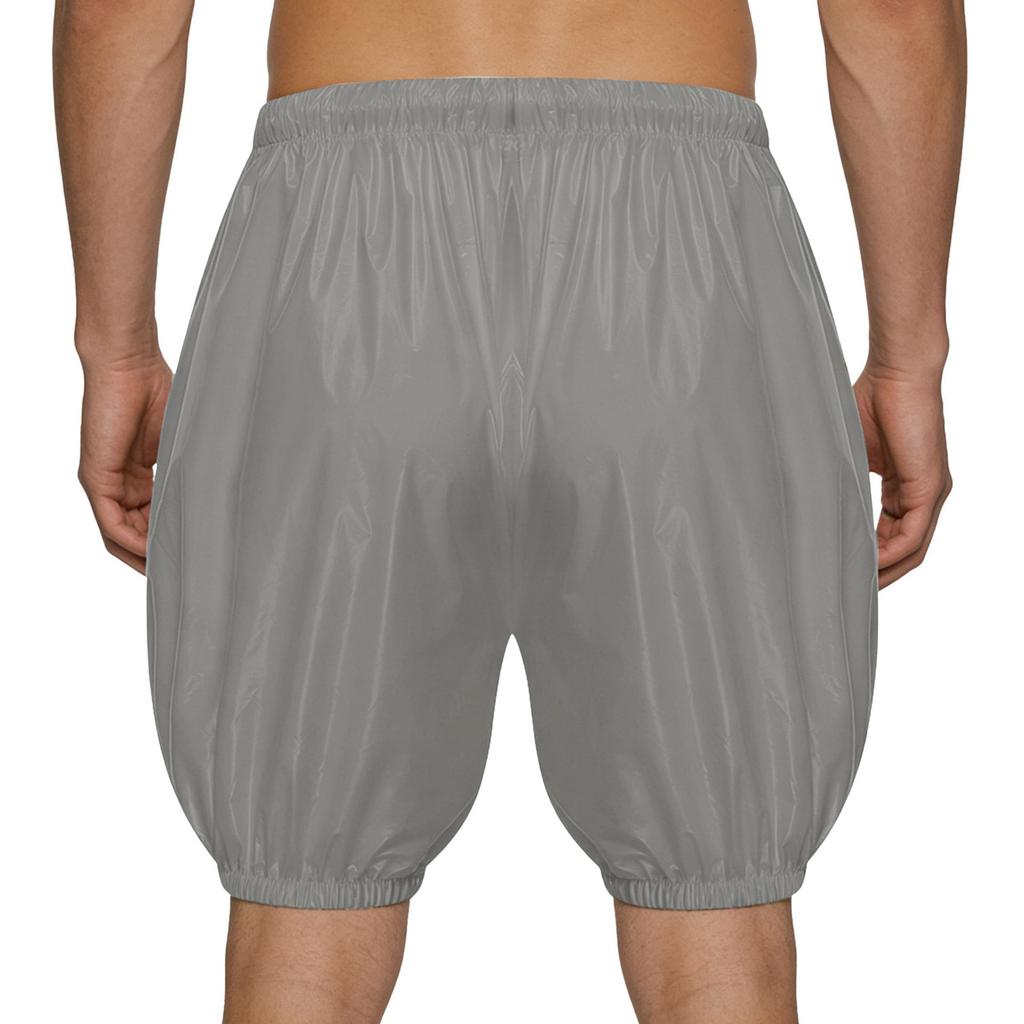 Unisex Adults Waterproof Reusable Diaper Cover Elastic Waistband Drawstring Leak Proof Washable Incontinence Shorts