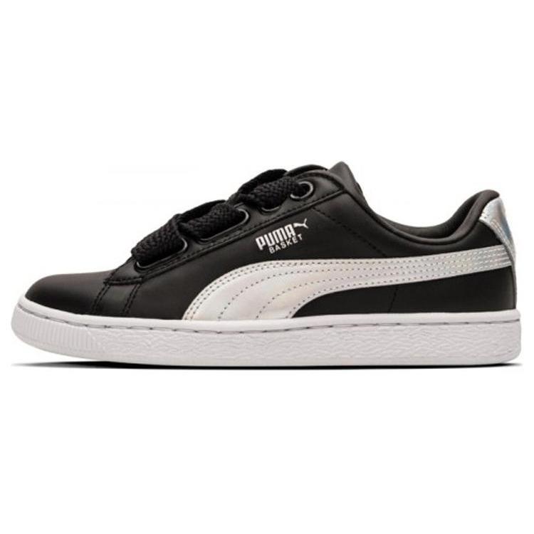 PUMA Basket Heart Explosive Black Womens 363626-01 37.5 чёрный