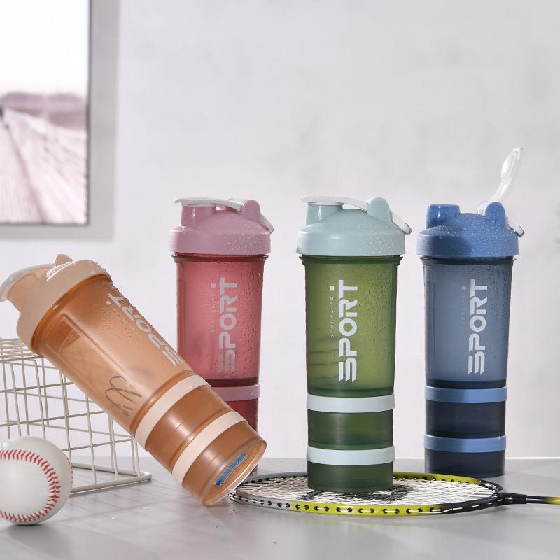 Plastic Shaker Cup for Protein Powder, Water & Liquids - Perfect for Outdoor Sports, Fitness & Students