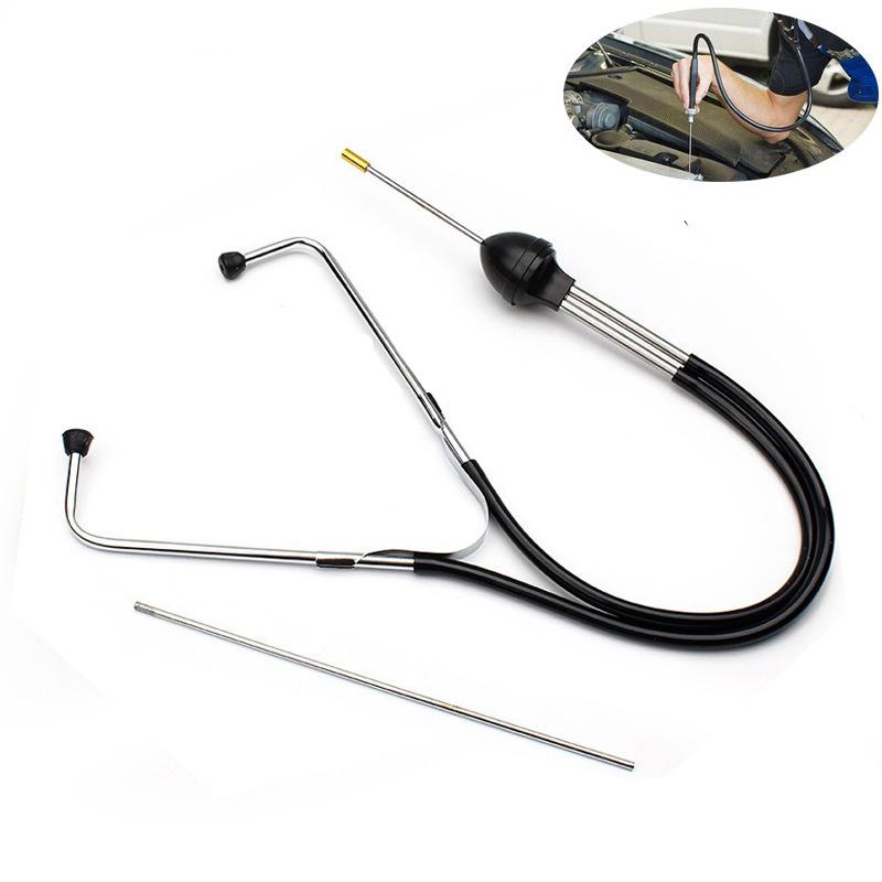 1 Pcs Mechanics Cylinder Stethoscope Car Engine Block Diagnostic Automotive Hearing Tools Anti-shocked Durable Chromed-steel
