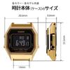 Zegarek cyfrowy CASIO Seria Vintage Ośmiokątna Tarcza Czarno-Złoty Odwrócony Wyświetlacz LCD Model Zagraniczny [Casio] LA680WGA-1B Damski