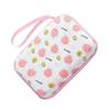 Color Printed EVA Storage Bag Square Shape Cartoon Print Data Cable Storage Protective Cover Anti-collision Headphone Bag