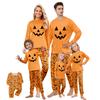 Print Cute Family Set Pajamas, Home Clothes, Family Set Long Sleeve Top Pants Set