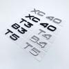 ABAL1 ABS Chrome Black Letters Numbers T3 T4 T5 B3 B4 Emblem Sticker For XC40 Series Car Rear Trunk Badge Logo Accessories