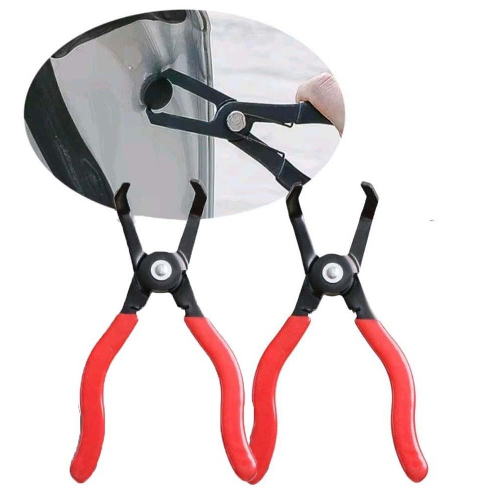 2pcs Anti-slip 30 Degree Pliers PVC V-shaped Remover Pliers Upholstery Remover Clamp Household