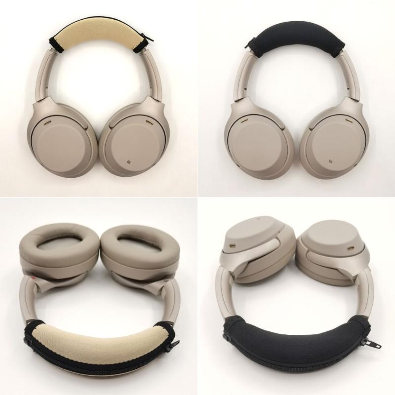 Earpads Pillow Earmuff Ear Pads for WH-1000XM3 Headphone with Buckle Ear Cushions Earpads Headband Protector