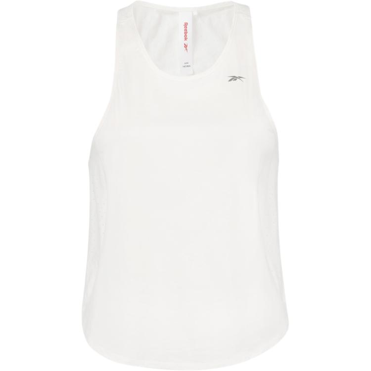

Reebok Solid Color Sports Casual Woven Vest Women tops White 23RCS410W100 S