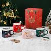 Cute Cartoon Christmas Mug Creative Christmas Souvenir Ceramic Cup Coffee Cup