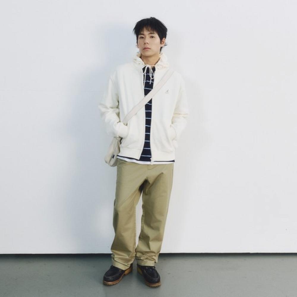 Kangol Essential Zip Hoodie Cream 5145 SS