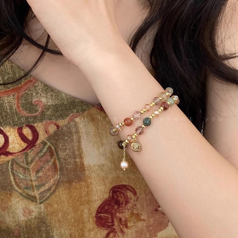 High-end Beaded Pearl Bracelets for Women - Elegant, Versatile, and Trendy 