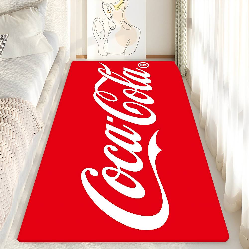 C-Coca C-Cola Entrance Door Mat Nordic Style Bedroom Living Room Doormat Home Balcony Anti-Slip Modern Home Decor