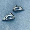 For Nissan Note E13     ABS Chrome front Rear Reflector Fog Light Lamp Cover Trim Bezel Frame Styling Garnish