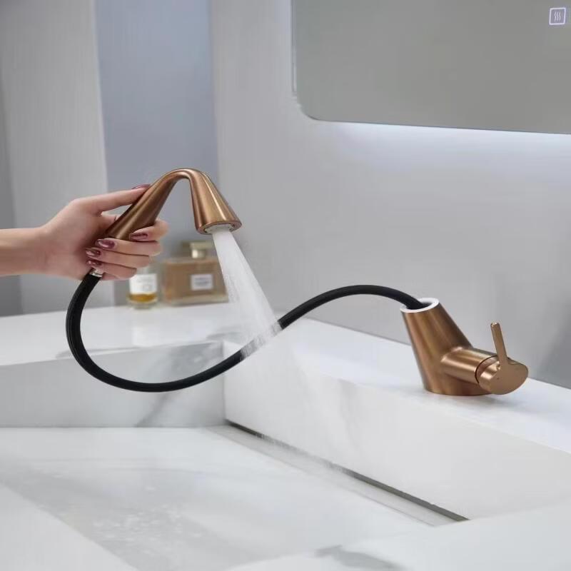 Yipan Rose Gold Anti-Splash Cold & Hot Faucet