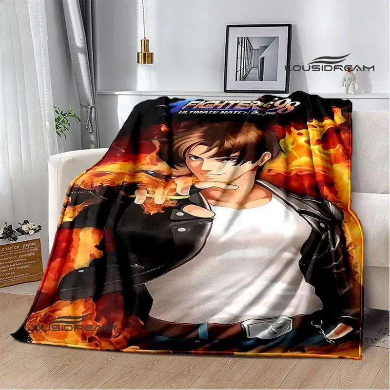 3D Game KING OF FIGHT Cartoon Printed Blanket Warm Flannel Blankets Soft and Comfortable Blanket Bed Linings Birthday Gift