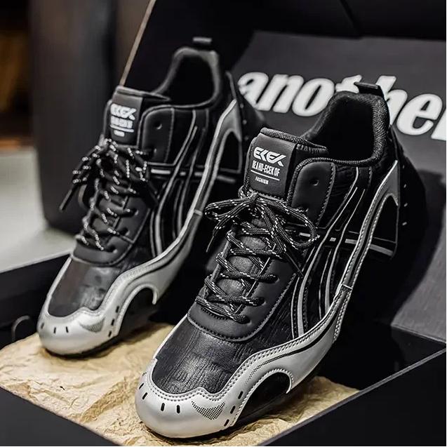 Men s Casual Shoes, Korean Version of Bean Shoes, Men s Trendy Shoes, Seasonal Styles 46 чёрный