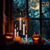 Halloween Party Decoration Bat Black Flickering Soy Wax Candle Witch Finger Scented Spooky Halloween Decorative Candle