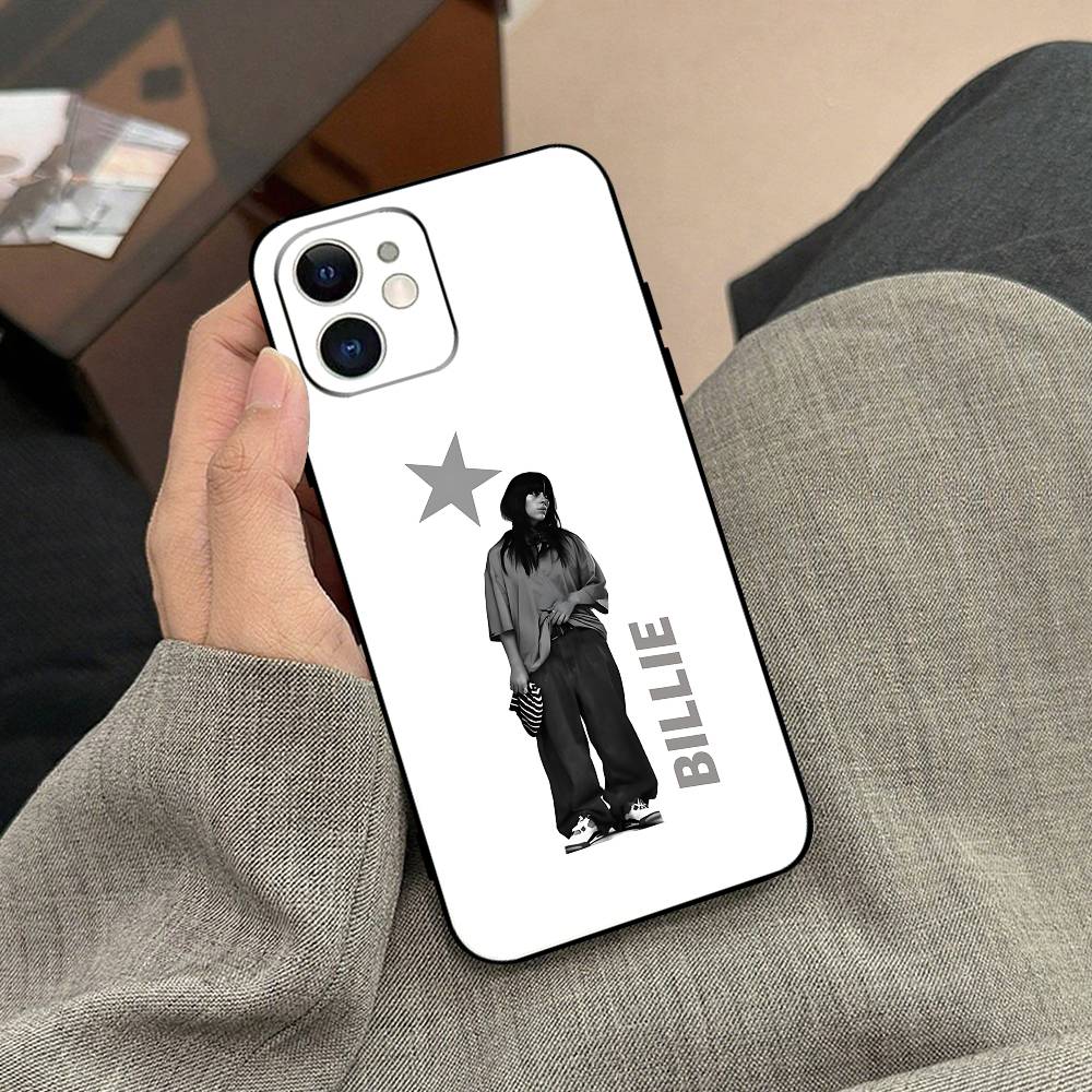 Singer C-BillieS Album Phone Case Black Phone Case For IPhone 17/16/15/13/14 Pro Max/ 11Plus/X/Xr/Xs Max 13mini