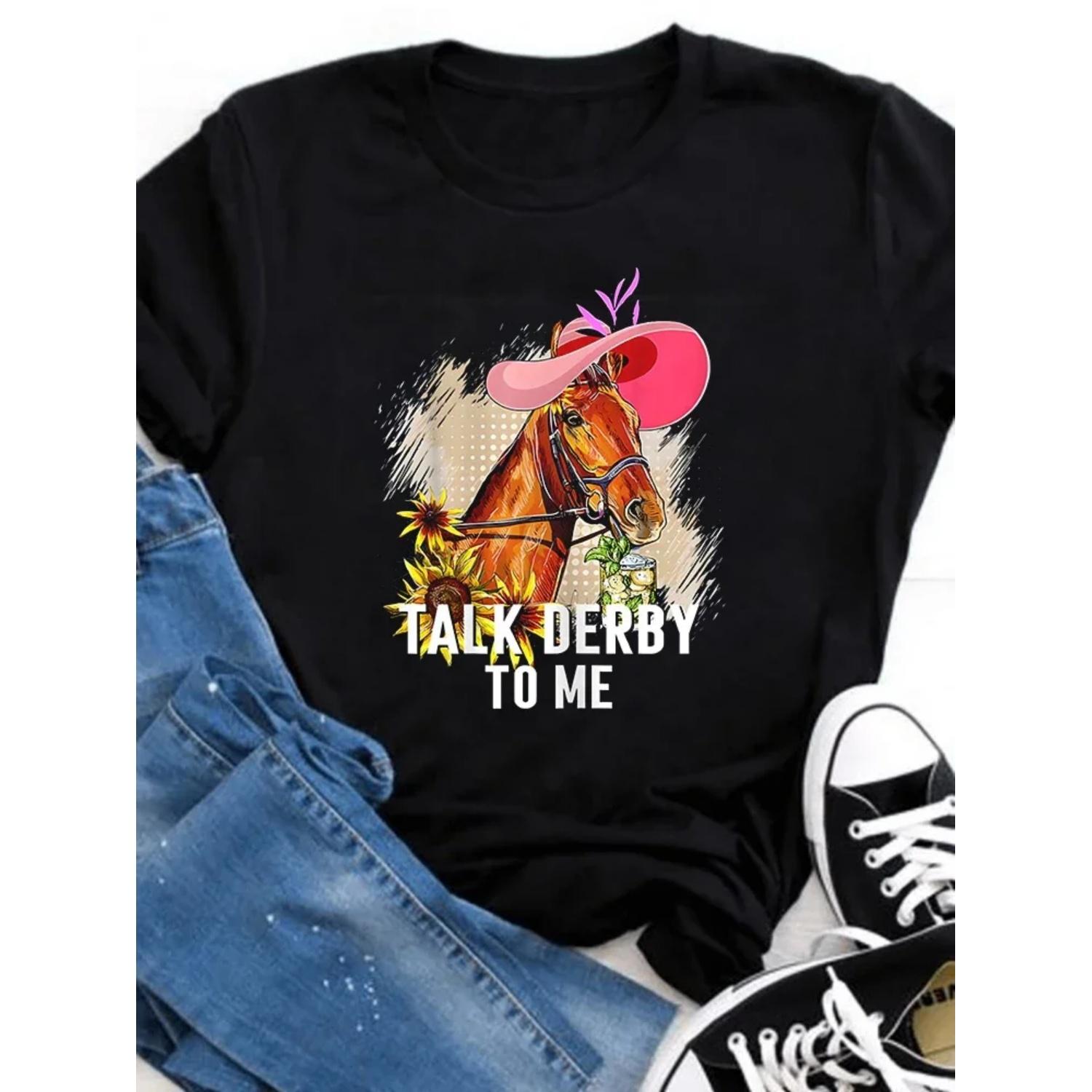 

I Know Like A Girl Want A Lesson Round Neck Summer Tees Womens Short Sleeve T Shirts Round Neck Heavyweight womens T-shirt S чёрный